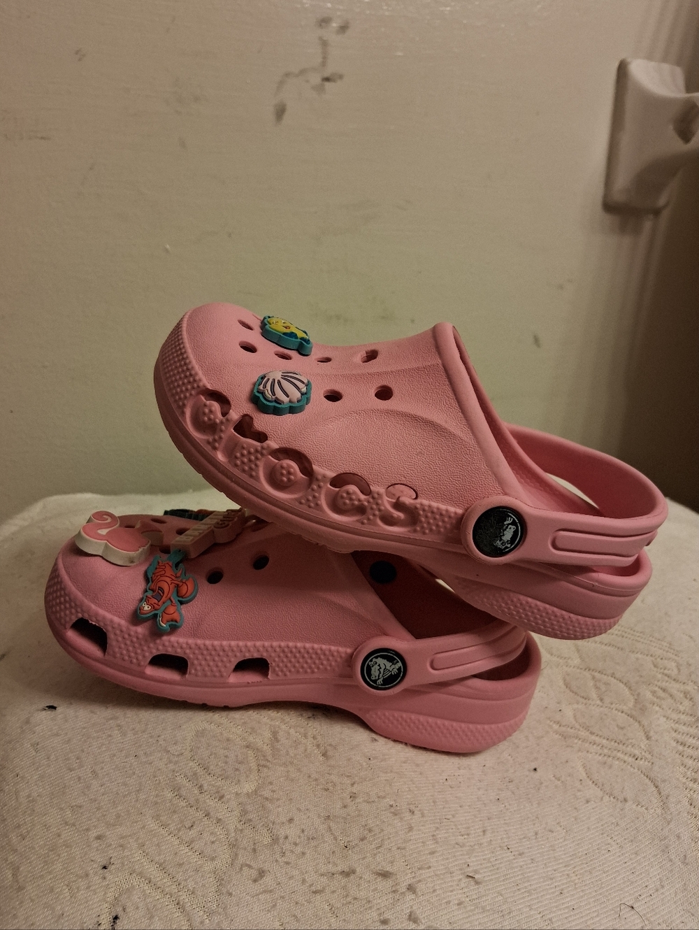 Crocs Kids' Classic Clog - Pink Size C 11 - Picture 6 of 16